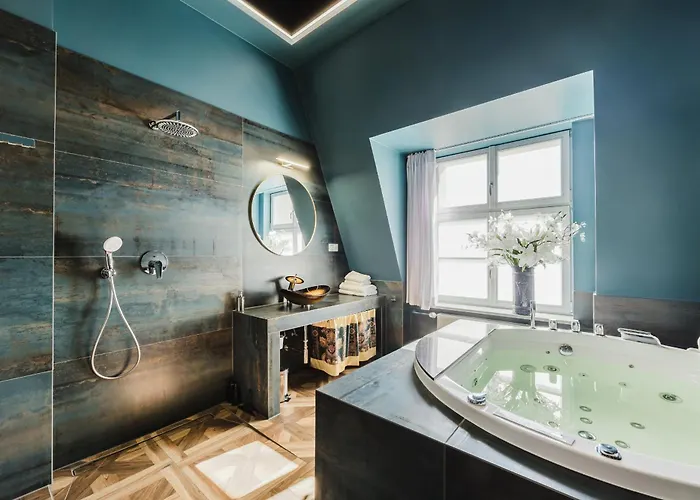 公寓 Blue House & Jacuzzi *