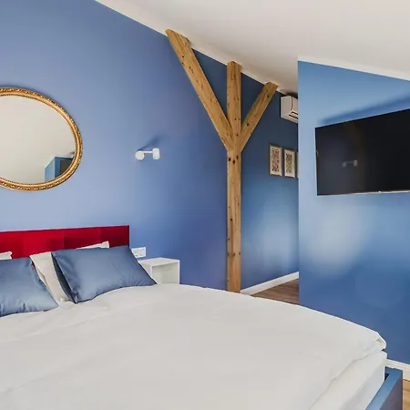 公寓 Blue House & Jacuzzi 波兹南